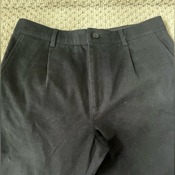 6397 Wide Leg Black Pants - Picture 3 of 7